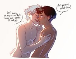 kaworu nagisa from neon genesis evangelion by nichiro