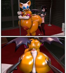 2018 3d 3d_model areola ass ass_grab barefoot bat big_ass big_breasts big_butt big_nipples big_penis breasts buttjob clothing dickgirl female furry futa_on_female futanari futanari_vampire hotel_transylvania hourglass_figure huge_ass huge_breasts huge_butt huge_cock huge_nipples human intersex intersex/female legwear mammal mavis_dracula mobian mobian_(species) mobian_bat nipples nude outercourse penis precum rouge_the_bat sega sonic_(series) sonic_adventure_2 sonic_the_hedgehog_(series) stockings strip_club stripper_pole thick_thighs toxictigerex vampire voluptuous wide_hips