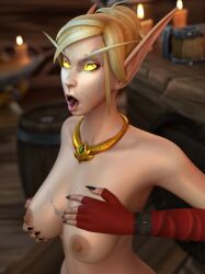 blood elf from blizzard entertainment by mrtaxman
