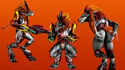 16:9 2022 3_fingers 3_toes 3d_(artwork) 4k absurd_res alien anthro arm_feathers arm_tuft ass avian blue_eyes bottomless bottomwear bottomwear_aside clitoral_hood clothed clothing clothing_aside clothing_lift colored crouching digital_media_(artwork) digitigrade face_covered feather_hair feathered_crest feathers feet female fingers full_armor genitals glowing glowing_eyes gradient_background grey_body gun halo_(series) hand_on_butt head_crest hi_res holding_gun holding_object holding_ranged_weapon holding_weapon kig-yar leaning leaning_forward loincloth loincloth_aside loincloth_lift microsoft model_sheet needle_rifle open_bottomwear open_clothing orange_pubes pompilus-sfm presenting presenting_hindquarters presenting_vulva pseudo_hair pubes ranged_weapon scalie scarf sharp_teeth simple_background solo source_filmmaker_(artwork) standing t'vaoan teeth toes tongue tongue_out tuft vulva weapon widescreen xbox_game_studios