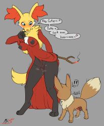 delphox from nintendo by mr.smile