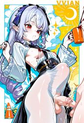 1girls 2girls 4858letta ai_generated cum_in_penis dickgirl docking female female_focus female_penis futa_focus futa_on_futa futa_only futa_sans_pussy futanari futanari_penetrated girlcock intersex penis_in_penis prader_scale_5_girl urethra urethral urethral_insertion urethral_penetration