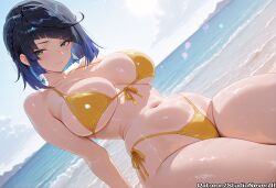 yelan (genshin impact) from genshin impact by meitabuu