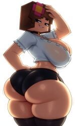1female 1girls ai_generated big_ass big_breasts big_butt white_leggings brasil_louco bubble_ass bubble_butt clothed clothed_female curvaceous curvy curvy_body curvy_female curvy_figure female female_focus female_human female_only full_body full_clothed fully_clothed gigantic_ass huge_breasts human_female human_only jenny_belle_(slipperyt) large_ass looking_at_viewer looking_back mature mature_female mature_milf mature_woman milf milf_body minecraft minecraft_mob mojang seducing seducing_viewer seductive seductive_look seductive_pose seductive_smile sexy sexy_body sexy_pose simple_background solo solo_female solo_focus tagme thick thick_ass thick_body thick_butt thick_legs thick_thighs voluptuous voluptuous_body voluptuous_female white_background teenager teenage_girl teen teen_girl 1girl