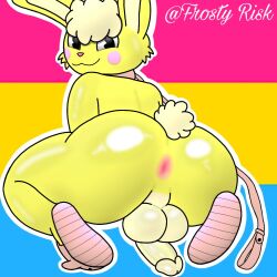 1boy 2026 anthro anthro_only anus ass ass_focus backsack balls ballsack big_ass big_butt bottom_heavy bubble_ass bubble_butt bunny bunny_ears bunny_tail butt butt_focus collar color colored cuddles_(htf) digital_drawing_(artwork) digital_media_(artwork) femboy femboy_only frosty_risk furry furry_male furry_only genitals happy_tree_friends humanoid_genitalia humanoid_penis lagomorph leash leash_and_collar leashed_collar leporid looking_at_viewer looking_back male male_only mammal mondo_media naked naked_male nude nude_male pansexual_pride_colors penis penis_out pie_cut_eyes presenting presenting_anus presenting_ass presenting_hindquarters rabbit rabbit_ears rabbit_tail round_ass round_butt shoes showing_ass slippers smile smiling smiling_at_viewer solo solo_femboy solo_male tail testicles thick thick_ass twitter_username yellow_body yellow_fur