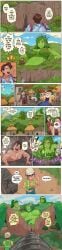 armor black_eyes blush blushing breasts brown_eyes brown_hair clothed clothed_male clothed_male_nude_female cum diforland earthquake giantess green_skin long_hair mother_nature mountain multiple_boys multiple_females multiple_girls multiple_males naked naked_female nipples nude nude_female orgasm original pussy rainbow sex short_hair size_difference squirting vaginal vaginal_insertion vaginal_penetration vaginal_sex