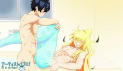 2boys abs bathroom erection interspecies male_focus merman multiple_boys nude onoro_nyo orenchi_no_furo_jijou penetration penis sex tagme tatsumi_(orenchi_no_furo_jijou) wakasa yaoi