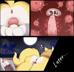 after_sex animal_genitalia animal_penis anthro anus backsack balls balls_deep bodily_fluids canid canine canis cervical_contact cervical_penetration chair_position clothing comic cowgirl_position cum cum_drip cum_in_uterus cum_in_vagina cum_inside dialogue dominant dominant_female dripping duo e-01 ejaculation felid feline feline_genitalia feline_penis female female_penetrated from_behind_position from_front_position full_moon fur genital_fluids genitals grey_body grey_fur haiiroyuki_(zekeofgods) hair hi_res impregnation impregnation_request jumping larger_female long_hair lying male male/female male_penetrating male_penetrating_female mammal mature_female moon multiple_ova mythological_canine mythological_creature mythology nude nude_anthro nude_female on_back on_bottom on_top out_of_breath ovaries ovum penetration penile penile_penetration penis penis_in_vagina sex sheath sitting sitting_on_another size_difference sperm_cell spread_legs spreading text uterus vaginal vaginal_penetration vulva werecanid werecanine werecreature werewolf white_body white_fur wolf yellow_body yellow_fur
