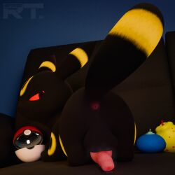 1:1 2026 3d_(artwork) animal_genitalia animal_penis anus backsack balls bedroom_eyes berry big_balls black_body blender_(artwork) blender_cycles_(artwork) bodily_fluids butt canine_genitalia canine_penis cum cum_drip digital_media_(artwork) dripping eeveelution erection feral food fruit furniture generation_2_pokemon genital_fluids genitals hi_res knot knotted_penis leaking_precum looking_at_viewer looking_back male male_feral markings narrowed_eyes nintendo on_sofa penis pink_anus pink_penis plant pointy_ears pokeball pokemon pokemon_(species) precum presenting presenting_anus presenting_hindquarters quadruped raised_tail raytross rear_view red_eyes ring_(marking) seductive shaft_divide simple_background smile smiling_at_viewer sofa solo steam tail umbreon vein veiny_penis watermark yellow_body