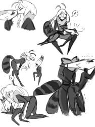 2girls fingering fingering_pussy hearts hollow_knight hollow_knight:_silksong hollow_knight_(franchise) kiss kissing lesbian lesbian_kiss lesbian_sex monochrome oc original_character original_characters pussy pussy_juice pussy_juice_drip shaking team_cherry yuri