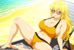 yang xiao long from rwby by meitabuu