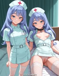 ai_generated anime_girl blush boku_no_hero_academia cute cute_girl female hentai multiple_views my_hero_academia nejire_hado nipples nurse petite petite_body petite_breasts petite_female pussy shy small_breasts solo_female spread_pussy teen teen_girl teenage_girl uncensored underwear uniwaifu wet_pussy