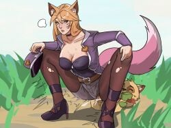 1girls ahri ahri_(league_of_legends) amazon_position anthro_penetrating ass balls_deep ballsack blush child_bearing_hips clothed clothed_female_nude_male clothed_sex clothing cowgirl_position cum_in_pussy cum_inside curvaceous curvaceous_ass curvaceous_body curvaceous_female curvaceous_figure curvaceous_hips curvaceous_thighs curvy curvy_body curvy_female curvy_figure curvy_hips curvy_thighs embarrassed embarrassed_expression embarrassed_female female female_focus femdom fox fox_ears fox_girl fox_tail furry larger_female league_of_legends league_of_legends:_wild_rift outdoors pantyhose_under_shorts penis_in_pussy popstar_ahri reverse_amazon_position reverse_cowgirl_position riot_games ripped_clothing ripped_pantyhose seductive_eyes seductive_look shorts small_dom_big_sub small_penis smaller_male squatting taller_female teemo teemo_(lol) teemo_the_yiffer thick thick_hips thick_legs tiny_penis torn_clothes torn_legwear torn_pantyhose vaginal_penetration vaginal_sex vastaya waifu yellow_eyes yordle yordle_on_human