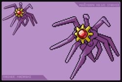 anthro female pixel_art pokemon solo starmie