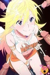 2d ai_generated angel angel_girl angel_humanoid anime anime_character anime_style armbands artist_logo bangs bare_legs bare_thighs bellybutton blonde-haired_female blonde_eyebrows blonde_female blonde_hair blonde_hair_female blue_eyed_female blue_eyes blue_eyes_female blush blush_lines boner bracelet bukkake cfnm circumcised clothed clothed_female clothed_female_nude_male cock cropped_tank_top cropped_top cropped_topwear croptop cum cum_in_hair cum_on_body cum_on_clothes cum_on_clothing cum_on_face cum_on_legs cum_on_lower_body cum_on_shirt cum_on_thighs cum_on_upper_body cum_outside cumming cumming_on_face cumshot cumshot_on_chest cumshot_on_face dick ear_piercings ejaculate ejaculating ejaculating_cum ejaculation english_text erect erect_cock erect_dick erect_penis erection eyebrows eyelashes facial female female_focus from_above fully_clothed fully_clothed_female gainax genital_fluids genitals gloves golden_bracelet group hair hand_between_legs hands-free hands-free_ejaculation hands_free_cum hands_free_cumming hands_free_cumshot hands_free_ejaculation handsfree handsfree_cum handsfree_ejaculation happy happy_female hard hard_cock hard_dick hard_on hard_penis high_res high_resolution highres hooters hooters_uniform human human_male hunnyhive hunnyhive(artist) hunnyhivestudio interspecies legs light-skinned_female light-skinned_male light_blush light_skin long_blonde_hair long_hair long_hair_female looking_up midriff navel orange_bottomwear orange_clothing orange_shorts orange_text panty_&_stocking_with_garterbelt panty_anarchy partial_male penis shirt short_shorts shorts sitting sitting_female slutty_female smiling smiling_female solo_female solo_focus stomach straight studio_trigger surrounded_by_penises tank_top tanktop thigh_gap topwear vein veiny_dick white_gloves white_shirt white_tank_top white_top white_topwear whore