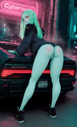 rebecca_(edgerunners) cyberpunk_2077 cyberpunk:_edgerunners cyberpunk_(series) car leaning_forward against_vehicle neon_lights full_body quadra_turbo-r hoodie hood no_panties microskirt schoolgirl sneakers thick_thighs innie_pussy anus_peek small_ass from_behind looking_at_viewer green_hair outdoors wanting_sex in_heat ai_generated female hentai srodskiy tagme vulgar 1girls petite petite_body petite_female petite_breasts petite_girl small_breasts tiny_waist thin_waist thin_female young younger_female young_female teenager teenage_girl teen_girl legs_apart ass ass_up asshole ass_cleavage butt butt_crack buttocks pussy lipstick lips hips bent_over doggy_style solo solo_focus solo_female pov pov_eye_contact first_person_view cute cute_face cute_expression cute_girl cute_eyes shy shy_expression horny horny_female horny_expression thighs rear_view hot hot_girl beautyful attractive attractive_female attractive_body attractive_woman pretty pretty_girl gorgeous gorgeous_female seductive seductive_look seductive_expression