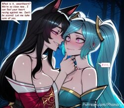 ahri ahri_(league_of_legends) sona_buvelle sona_(league_of_legends) league_of_legends:_wild_rift league_of_legends legends_of_runeterra teamfight_tactics riot_games tencent futadom futanari 1girls 1girl 1futa 1female 1futa1girl futa_on_female futa_focus futa mute submissive submissive_female submissive_human phanary patreon patreon_username patreon_link absurdres aesthetic ai_generated anime anime_style blurred_background comic comic_page comic_panel comic_strip cover_page dialogue digital_art digital_painting english high_quality highres line_art long_comic manga_style multiple_panels soft_shading speech_bubble solo_focus big_breasts huge_breasts large_breasts big_ass large_ass bubble_butt bubble_ass thick curvy curvy_figure curvy_female curvy_body curvy_hips curvy_thighs sexy sexy_pose sexy_body sexy_female beautiful beautiful_girl beautiful_female cute cute_face slut bitch 2026 blush blushing blush_lines blushing_female text text_bubble text_box text_focus english_text english_dialogue low_neckline raped_female raped_by_enemy raped_girl rape raped_by_futa raped_by_futanari hipnosis hypnosis hypnotic_eyes hypnotized hypnotized_female hypnotized_sex mind_control mind_break mindbreak mind_broken mindfuck mindless living_sex_toy living_sex_doll forced forced_sex rape_slave long_hair breasts smile multiple_girls black_hair hair_ornament animal_ears 2girls cleavage bare_shoulders twintails blue_hair collarbone upper_body outdoors detached_sleeves pink_eyes off_shoulder looking_at_another grin yuri from_side fox_ears shiny_skin aqua_hair night fox_girl nature eye_contact forest hand_on_another's_chin you_gonna_get_raped grabbing_another's_chin