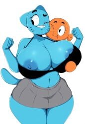 1boy 1boy1girl 1girls 2026 age_difference anthro anthro_female anthro_male anthro_on_anthro aquatic areola areola_slip areolae areolae_slip big_areola big_areolae big_breasts big_thighs blue_body blue_fur bra breast_grab breasts cartoon_network cat_ears cat_girl cat_tail catgirl chilisauce curvy curvy_body curvy_female curvy_figure curvy_hips curvy_thighs cyprinid cypriniform darwin_watterson domestic_cat erect_nipples felid feline felis female female_anthro fish fur furry furry_female goldfish grabbing grabbing_another's_breast grabbing_breasts half_naked half_nude hi_res hips huge_breasts huge_thighs humanoid incest larger_female male male/female male_anthro mammal massive_breasts massive_thighs mature mature_female milf mommy mother nicole_watterson nipple_slip nipples older_female older_female_and_younger_male one_breast_out one_eye_closed orange_body simple_background size_difference skirt smaller_male smile tail the_amazing_world_of_gumball thick thick_hips thick_legs thick_thighs thighs wide_hips younger_male