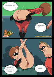 comic disney elastigirl female helen_parr lowres male mr._incredible pixar pussy robert_parr straight_hair superhero superheroine the_incredibles