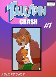 alternate_breast_size anthro bear disney fbz female fur furry kit_cloudkicker male mammal rebecca_cunningham talespin talespin_crash