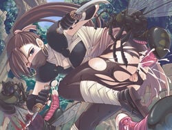 1girls 3insects ass assassin assassin_(ragnarok_online) bestiality blade blood blush breasts brown_hair bug cleavage clothed_sex clothing cum cum_explosion cum_in_pussy cum_inside dagger defeated earrings egg egg_implantation eggs female female_on_feral fight fighting from_behind highres human_on_feral implantation impregnation insect insects interspecies jewelry knife long_hair mask monster oviposition penetration ponytail pussy ragnarok_online rape resisting sex size_difference small_dom_big_sub solo_focus spread_legs tears tentacle tied_hair torn_clothes vaginal_blood vaginal_egg_implantation vaginal_penetration virgin virginal_blood wasp wasps weapon wince xration zoophilia