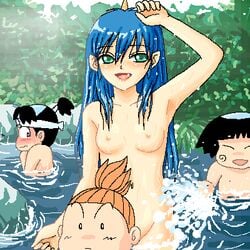 blue_hair momotarou_densetsu tagme yasha