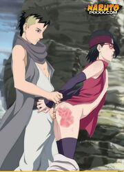 anal boruto:_naruto_next_generations feces kawaki naruto sarada_uchiha scat tagme