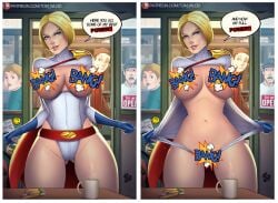 1girls alien alien_girl athletic athletic_female big_ass big_breasts blonde_hair blue_eyes bob_cut breasts bursting_breasts busty chest cleavage cleavage_cutout costume curvaceous curvy curvy_figure dc dc_comics digital_media_(artwork) earth_2 eyebrows eyelashes eyes female female_focus female_only fit fit_female hair hero heroine hips hourglass_figure huge_breasts humanoid justice_society_of_america kara_zor-el karen_starr kryptonian large_breasts legs light-skinned_female light_skin lips lower_body medium_hair nose outfit power_girl short_hair solo superhero superheroine superman_(series) thick thick_legs thick_thighs thighs tom_wlod toned toned_female top_heavy upper_body voluptuous wide_hips