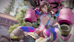 1boy 1girls 3d animated asian assertive blender blizzard_entertainment breasts brown_eyes brown_hair cowgirl_position cute d.va dark-skinned_male dark_skin deep_penetration doomfist erection eyelashes female fringe girl_on_top happy huge_cock huge_penis interracial kalypsofx laughing long_hair male meka moaning nipples original_voice overwatch penetration penis pussy riding sex skinny small_breasts smirk sound straight vaginal_penetration video video_games yeero