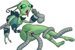 2020 2_fingers alien alien_humanoid almighty_tallest_miyuki alpha_channel anal anal_sex antennae_(anatomy) anus areola ass balls big_balls biped bodily_fluids breasts clothed clothed_female clothed_humanoid clothing double_penetration drooling duo empty_eyes eyelashes featureless_feet feet female female_humanoid female_penetrated fingers genitals green_antennae green_anus green_areola green_body green_nipples green_skin green_vulva grey_balls grey_penis grey_tentacles handjob humanoid invader_zim irken lying male male/female medium_breasts nickelodeon nipples not_furry on_side open_mouth penetration penile penis pink_tongue plantigrade saliva saliva_on_tongue sex simple_background spacechoochoo teal_eyes teeth tentacle tentacle_around_arm tentacle_around_leg tentacle_in_ass tentacle_in_vagina tentacle_penetration thick_eyelashes tongue tongue_out transparent_background vaginal_penetration vaginal_tugging vulva