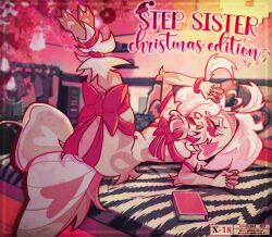 bondage christmas christmas_present covered_nipples cute furry_female moth parasitus pink porn_actress porn_star pornstar_body ready_to_fuck step-incest text vanille_motte