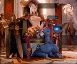 blood elf from blizzard entertainment by magniym