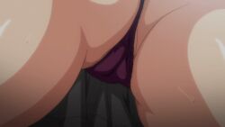 10s 1girls 2019 animated anime_screenshot ass bunnywalker cameltoe cumdrip female gif gyaru kurashiki_reina lingerie panties pleated_skirt pussy saimin_seishidou school_uniform skirt sweat t-rex_(animation_studio) tagme thighs wide_hips