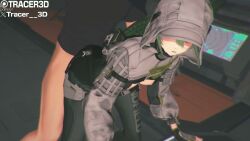 3d arknights:_endfield cum_in_pussy fluorite_(arknights:_endfield) sex sound straight tagme tracer3d video