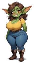 1female 1girls ai_generated ass big_ass big_breasts big_butt brasil_louco breasts bubble_ass bubble_butt clothed clothed_female curvaceous curvy curvy_body curvy_figure cute dominant_female fat_ass fat_butt female female_only front_view fully_clothed goblin goblin_female goblin_girl large_ass large_breasts looking_at_viewer original original_character seducing seducing_viewer seductive seductive_look seductive_smile sexy sexy_body sexy_pose shortstack simple_background solo solo_female solo_focus tagme teen teen_girl teenage_girl teenager thick_ass thick_body thick_butt thick_thighs voluptuous voluptuous_female white_background