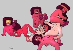 1boy 6+girls after_anal after_sex after_vaginal ahe_gao anilingus army_(steven_universe) ass_up cum cum_in_ass cum_in_pussy cum_inside cunnilingus dmf_nsfw doc_(steven_universe) eyeball_(steven_universe) fingering flat_chest gem_(species) leggy_(steven_universe) licking_penis naked_female naked_male navy_(steven_universe) on_floor red_hair red_skin ruby_(steven_universe) size_difference steven_quartz_universe steven_universe tongue_out visor