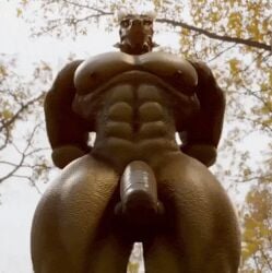 1boy abs animated animation argonian balls ballsack bethesda_softworks big_penis flexing flexing_muscles flexing_penis front_view furry furry_only gif green_body green_scales huge_cock male male_only morethreedee muscular muscular_arms muscular_male navel outside pecs penis scalie scalie_only short_playtime shorter_than_10_seconds skyrim solo solo_anthro solo_male tree worms-eye_view