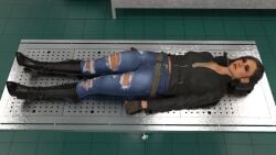 1girls call_of_duty corpse death female female_only helen_park_(cod) morgue