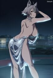 accurate_art_style ai_generated anime_coloring curvy female female_only mature mature_female milf mushoku_tensei mushoku_tensei:_isekai_ittara_honki_dasu pinup solo solo_female solo_focus stickyai