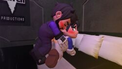 anal_sex ass ass_juice balls closed_eyes cum_in_ass doggy_style garry's_mod gay gay_male gay_sex kissing_ear male moaning_in_pleasure moaning_loud penis penis_in_ass sexy smg3 smg34 smg4 smg43 smg4_(character)