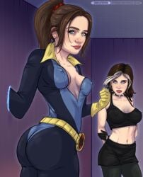 actress alexandra_daddario anna_marie celebrity darkstrator disney disney+ joey_king kitty_pryde kitty_pryde_(evolution) marvel marvel_cinematic_universe marvel_comics patreon patreon_exclusive patreon_link patreon_logo patreon_reward patreon_url patreon_username rogue rogue_(evolution) rogue_(x-men) shadowcat stuck_in_wall x-men x-men:_the_animated_series x-men_97 x-men_evolution
