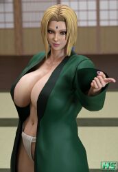1girls 3d big_ass big_breasts blonde_female blonde_hair blonde_hair_female breasts female hagiwara_studio huge_ass huge_breasts large_breasts mature_female milf naruto tagme tsunade wide_hips