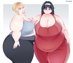 2girls arcticlime00 astra_yao bbw bbw_mommys chubby_female curvy curvy_body curvy_female curvy_figure enormous_ass enormous_breasts evelyn_chevalier fat fat_ass fat_breasts fat_female fat_thighs fat_woman female female_only gigantic_breasts huge_belly huge_breasts mature mature_body mature_figure mature_woman milf mommy obese obese_female plus_size soft_belly thick thick_ass thick_thighs wide_hips zzz