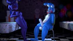 anthro bondage bonfie bonfie_(cryptia) bonnie_(cally3d) bonnie_(fnaf) breasts fazclaire's_nightclub femboy femdom five_nights_at_freddy's five_nights_at_freddy's_2 foot_fetish footjob gag male/female sfmmations tagme tied_up toy_bonnie_(fnaf) video