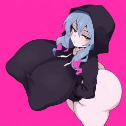 hatsune miku from rabbit hole (vocaloid) by goghkunn