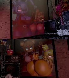 3d 4girls animal_ears animatronic anthro ass ass_focus ass_press avian bear bear_girl bonfie bonfie_(cryptia) bonfie_(cryptiacurves) boob_window breast_focus breast_press breasts bunny_girl bunnygirl cally3d chicken chicken_girl chiku chiku_(cryptia) chiku_(cryptiacurves) fap_nights_at_frenni's fat_ass fat_butt fazclaire's_nightclub female female_only fexa fexa_(cryptia) fexa_(cryptiacurves) five_nights_at_freddy's fnaf fnaf1_location fox fox_girl foxgirl fredina's_nightclub fredina_(cally3d) frenni_(cryptia) frenni_(cryptiacurves) frenni_fazclaire furry_female hourglass_figure multiple_girls office panties presenting rabbit rabbit_girl robot skulltronprime969 source_filmmaker tagme thick_thighs wanting_sex window