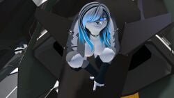 anthro big_breasts blue_eyes breasts ear_piercing female furry furry_female heart_tattoo nipple_piercing nipples nose_ring pose presenting_pussy pussy rabbit_girl snakebite_piercing vrchat vrchat_avatar vrchat_model
