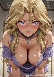 2boys ahe_gao ai_generated anal anus ass bald bangs bare_shoulders black_pants blonde_hair blush breasts clothed_female_nude_male clothed_sex clothing clothing_aside cowgirl_position cowgirl_position dark_skin double_penetration earrings english_language english_text erection female female forest full_moon genital_fluids group_sex heart hoop_earrings jewelry jousneystudio large_breasts large_penis leather legwear light-skinned_female long_hair mai_valentine makeup male mmf_threesome moon multiple_boys multiple_penises nakadashi nature night night_sky nipples nude on_top open_mouth outdoors pants penetration penis pussy rolling_eyes saliva semen sex shirt sky smile solo_focus spread_legs straddling straight sweat taken_from_behind teeth testicles text thick_thighs thighs tight tight_pants tongue tongue_out torn_clothes torn_pants tree vagina vaginal_juices vaginal_penetration veins veiny_penis yu-gi-oh!