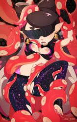 1girls areolae breasts callie_(splatoon) female female_only hypno_shades_(splatoon) merunyaa mind_control nintendo nipples octo_callie penetration pussy sex solo splatoon squid_sisters sunglasses tech_control tentacle tentacle_sex tinted_eyewear uncensored vaginal_penetration visor