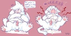 2023 anal anal_sex andromorph andromorph/male anthro balls big_clitoris blush bodily_fluids claws clitoris colored cum cumshot dialogue digital_drawing_(artwork) digital_media_(artwork) digitigrade disembodied_hand disembodied_pussy ejaculation english_text extreme_size_difference feet felid finger_claws fur furry genital_fluids genitals gregory_(vexedcalyx) hair heart_tongue hi_res humanoid intersex intersex/male male male/male mammal micro mythological_creature mythological_sphinx mythology nipples nude open_mouth pawpads paws penetration penis pointy_ears pubes samuel_(vexedcalyx) screaming screaming_orgasm sex shaded shaking sharp_teeth simple_background size_difference solo speech_bubble spiral_penis squeezing tail tears tears_of_pain teeth text trans_(lore) trans_man_(lore) trembling vexedcalyx white_body white_fur white_hair